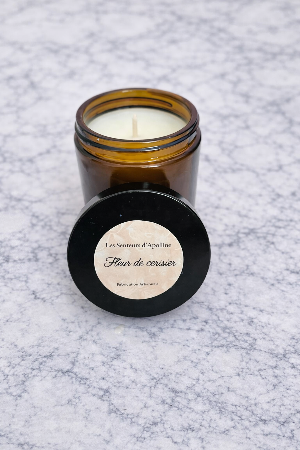Bougie parfumée Fleur de Cerisier – 180 ml 🌸
