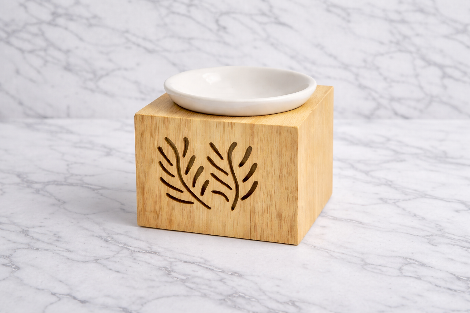 🌿 Brûleur de parfum en bambou naturel